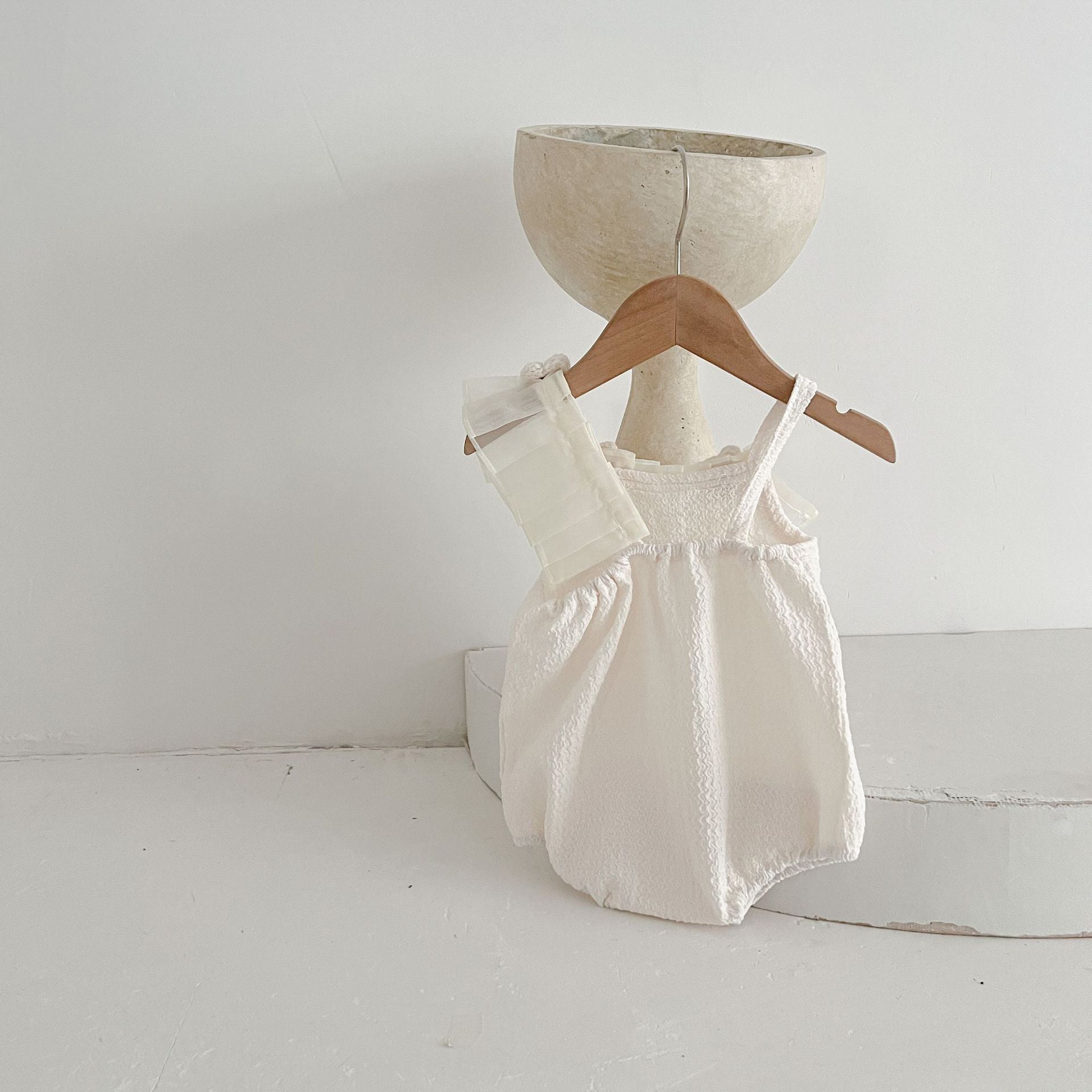 【BABY】白菊フラワーサロペット CawaKomostore