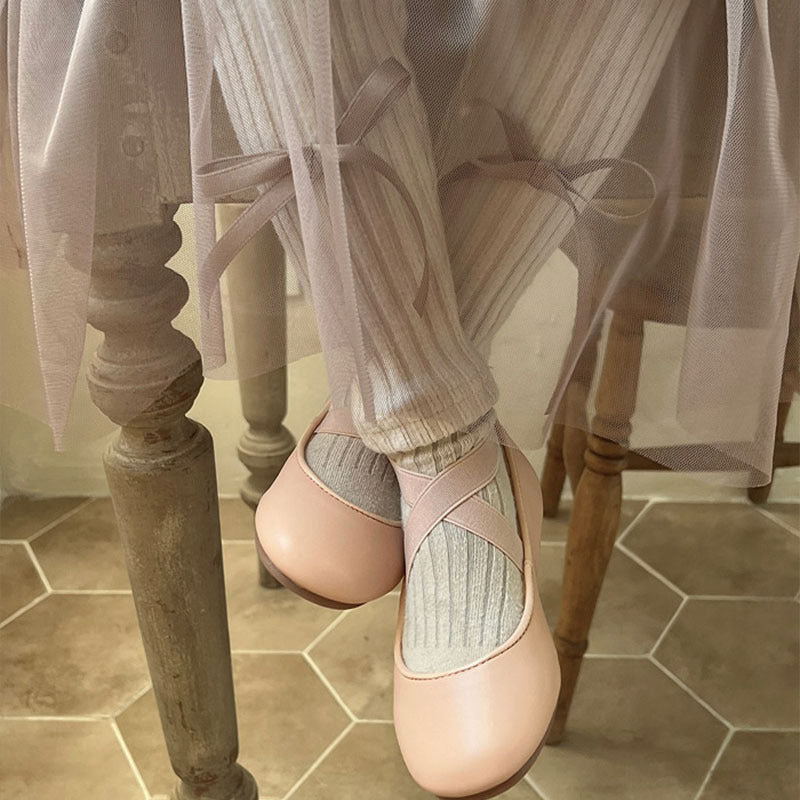 【BABY】リボンデザインリブレギンス CawaKomostore