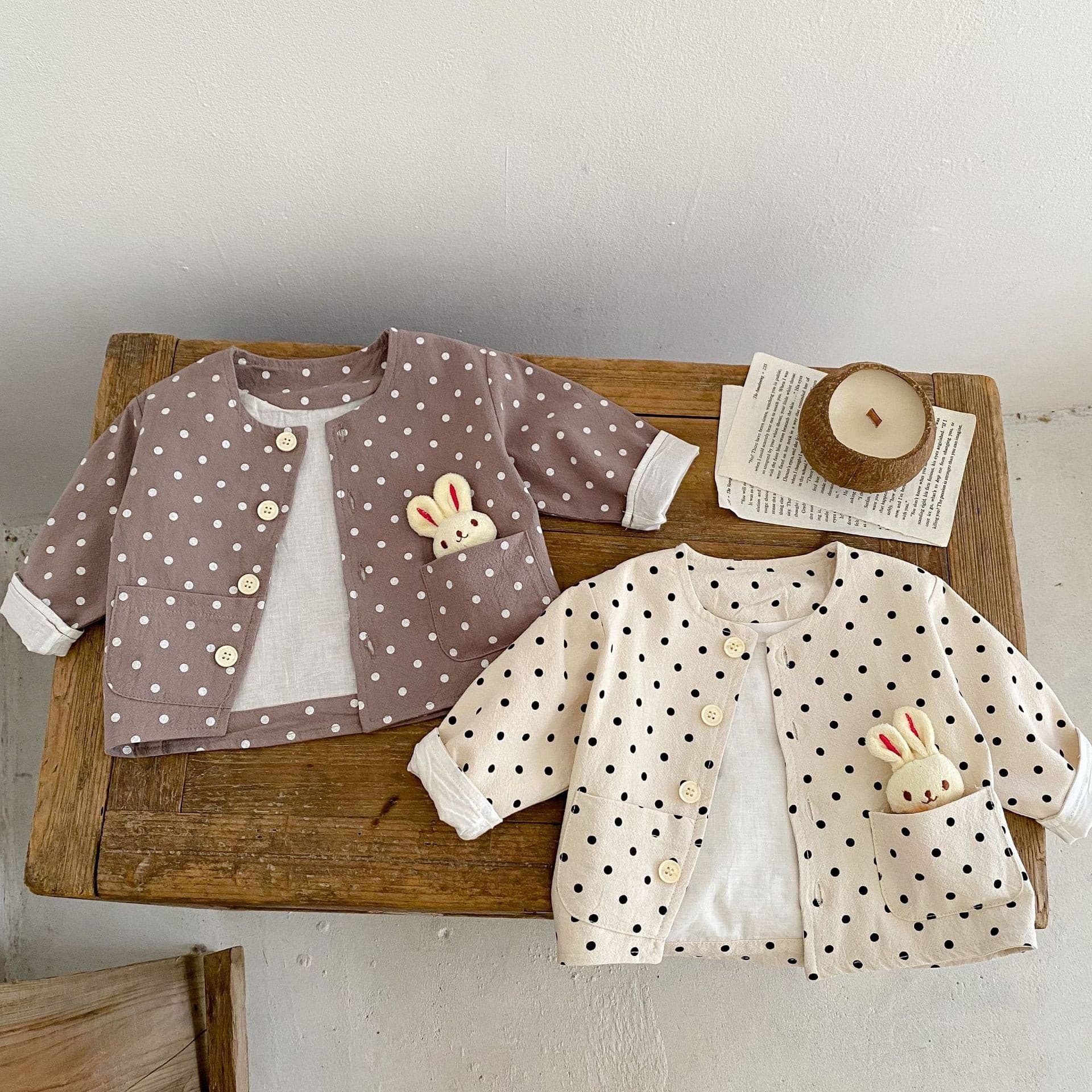 【BABY】シンプルドットアウター CawaKomostore