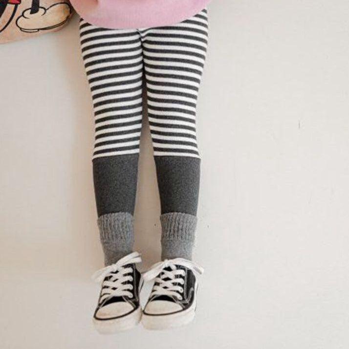 【BABY】ロングボーダーパンツ CawaKomostore
