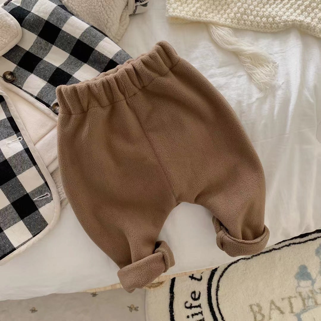 【BABY】モコモコくま柄パンツ CawaKomostore