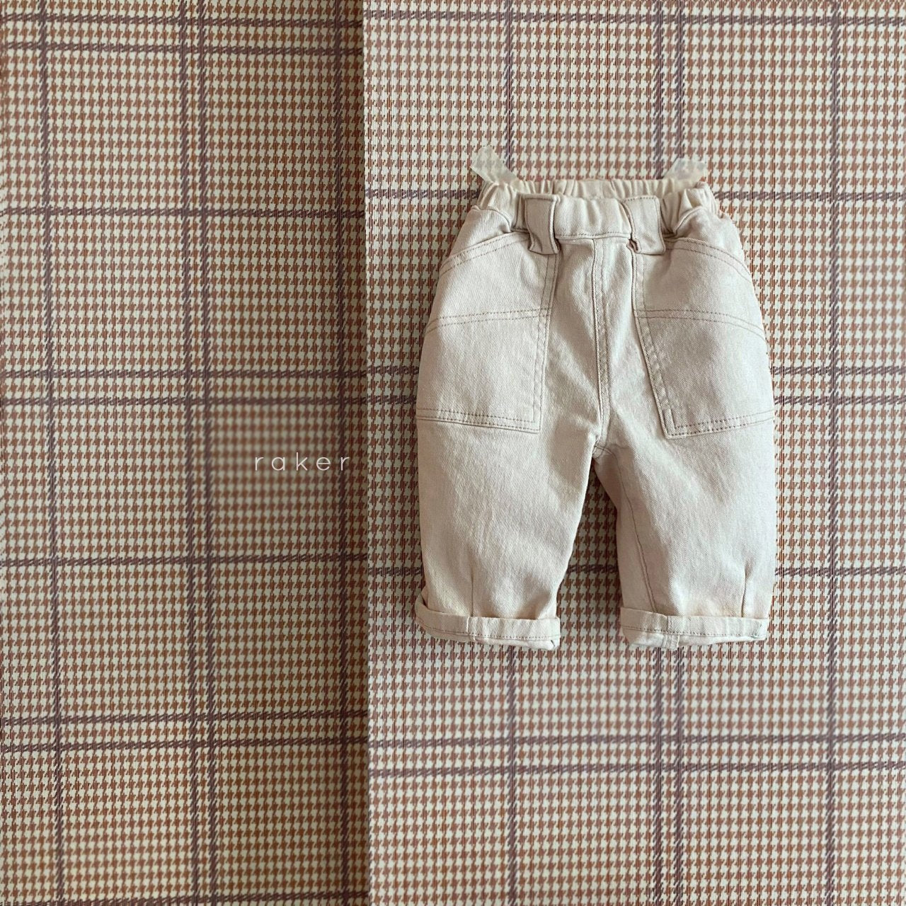 【BABY】ホワイトストレッチデニムパンツ CawaKomostore