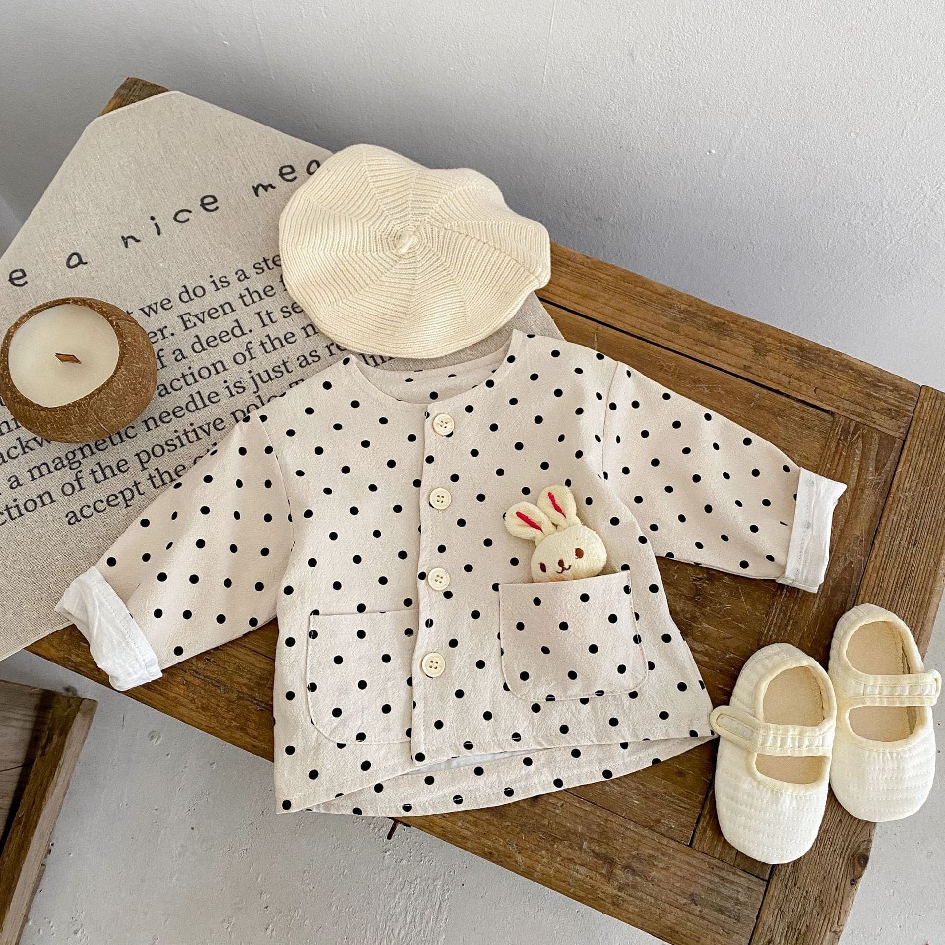 【BABY】シンプルドットアウター CawaKomostore