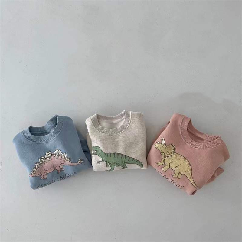 【BABY】恐竜プリントプルオーバー CawaKomostore