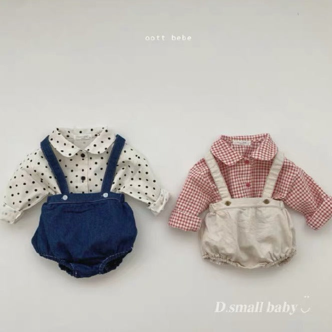 【BABY】サスペンダー付きデニムブルマ CawaKomostore