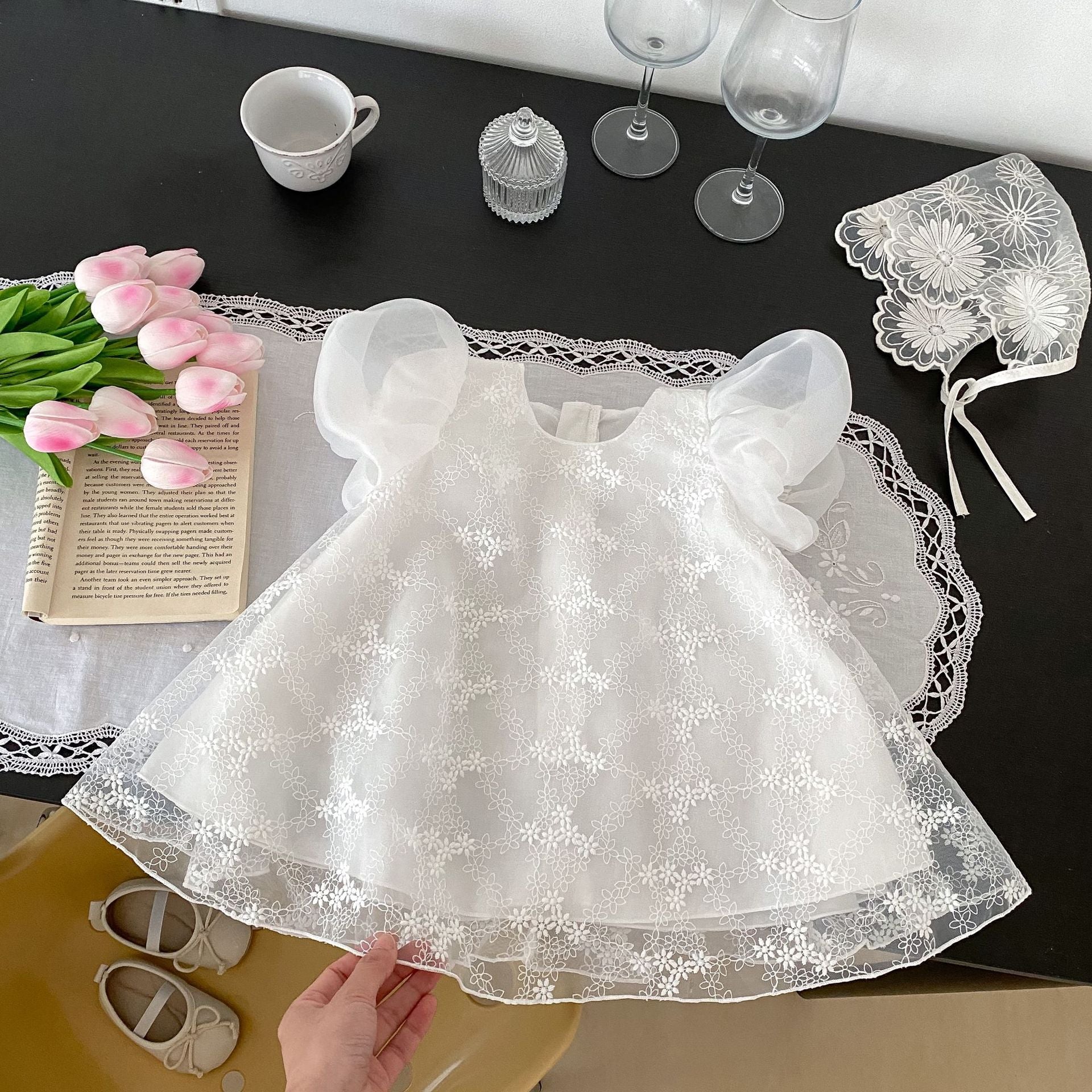 【GIRL】プリンセス フリル レース ワンピース CawaKomostore