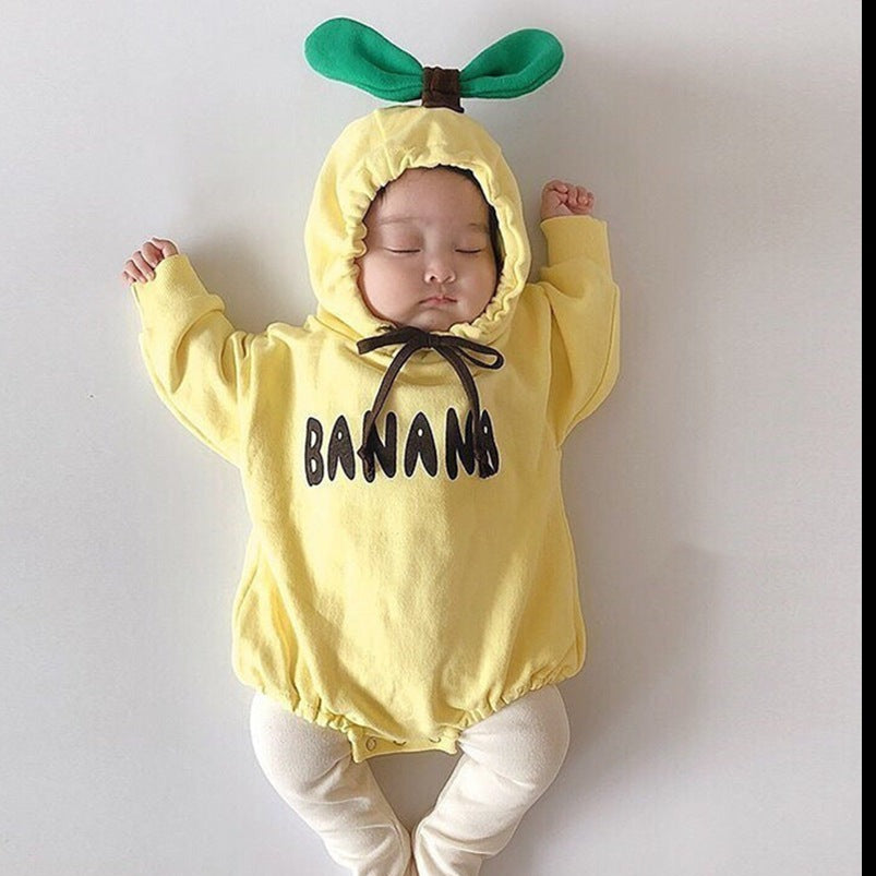 【BABY】フルーツスウェットロンパース・裏起毛＆通常 CawaKomostore