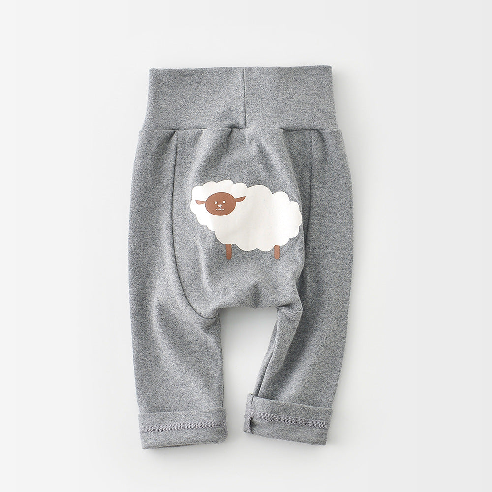【BABY】人気登場 アニマル ボーダーレギンス CawaKomostore