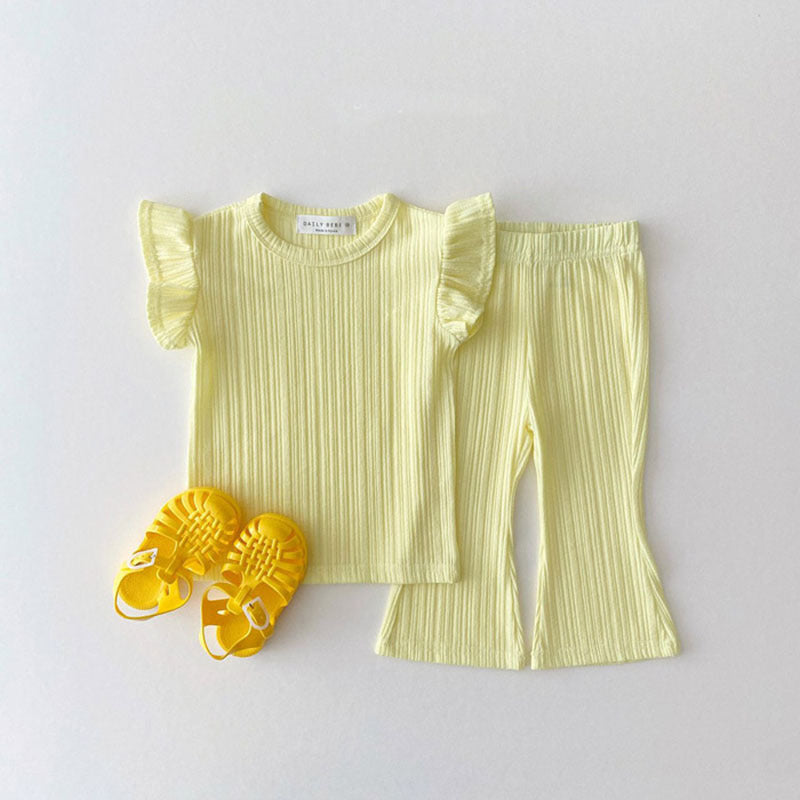 【BABY】 シンプルデザインリブセットアップ CawaKomostore