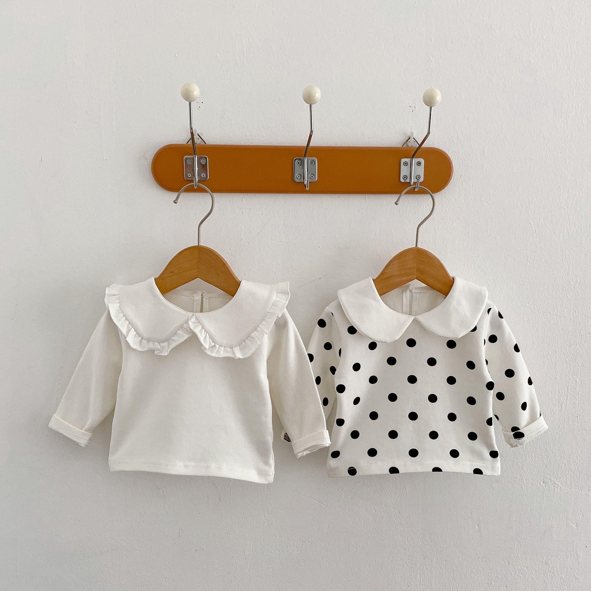 【GIRL】フリル襟コットンブラウス CawaKomostore