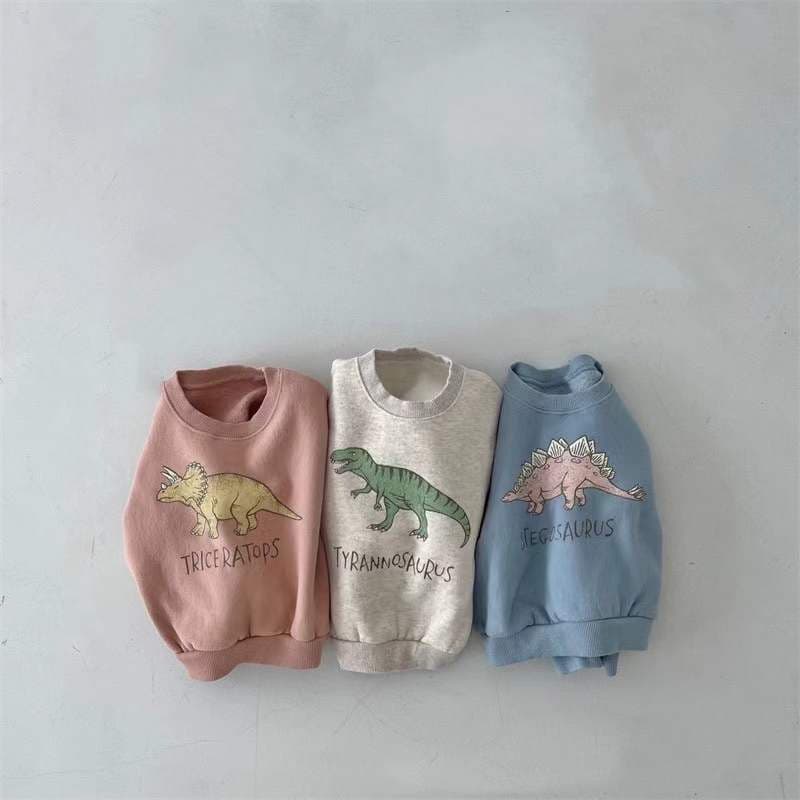 【BABY】恐竜プリントプルオーバー CawaKomostore