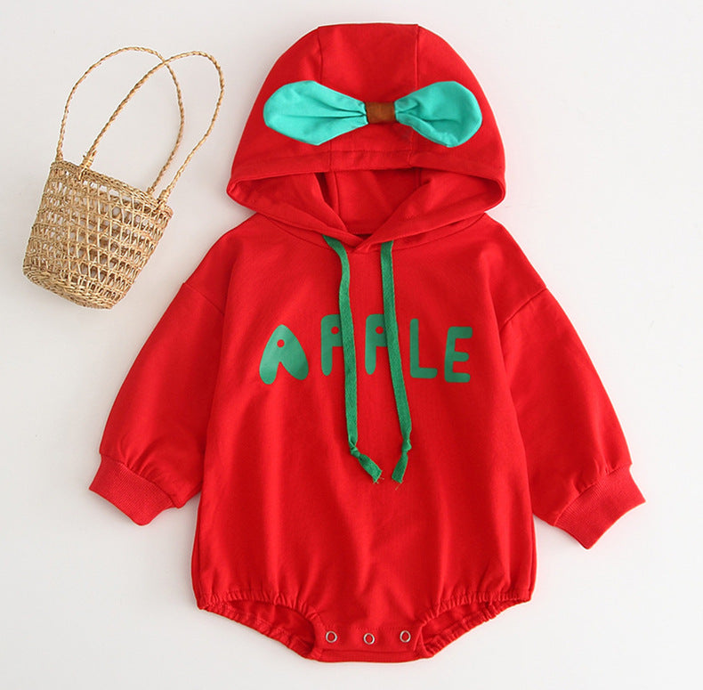 【BABY】フルーツスウェットロンパース・裏起毛＆通常 CawaKomostore