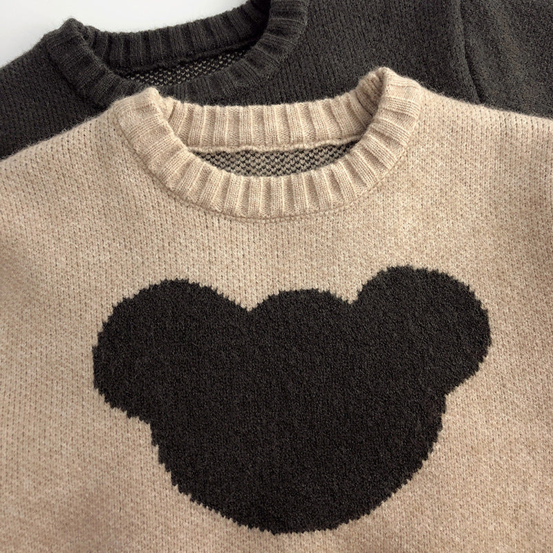 【GIRL・BOY】くまニットセーター CawaKomostore