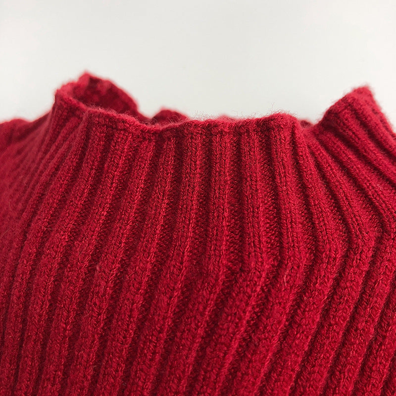 【GIRL・BOY】レッドリブカットソー CawaKomostore