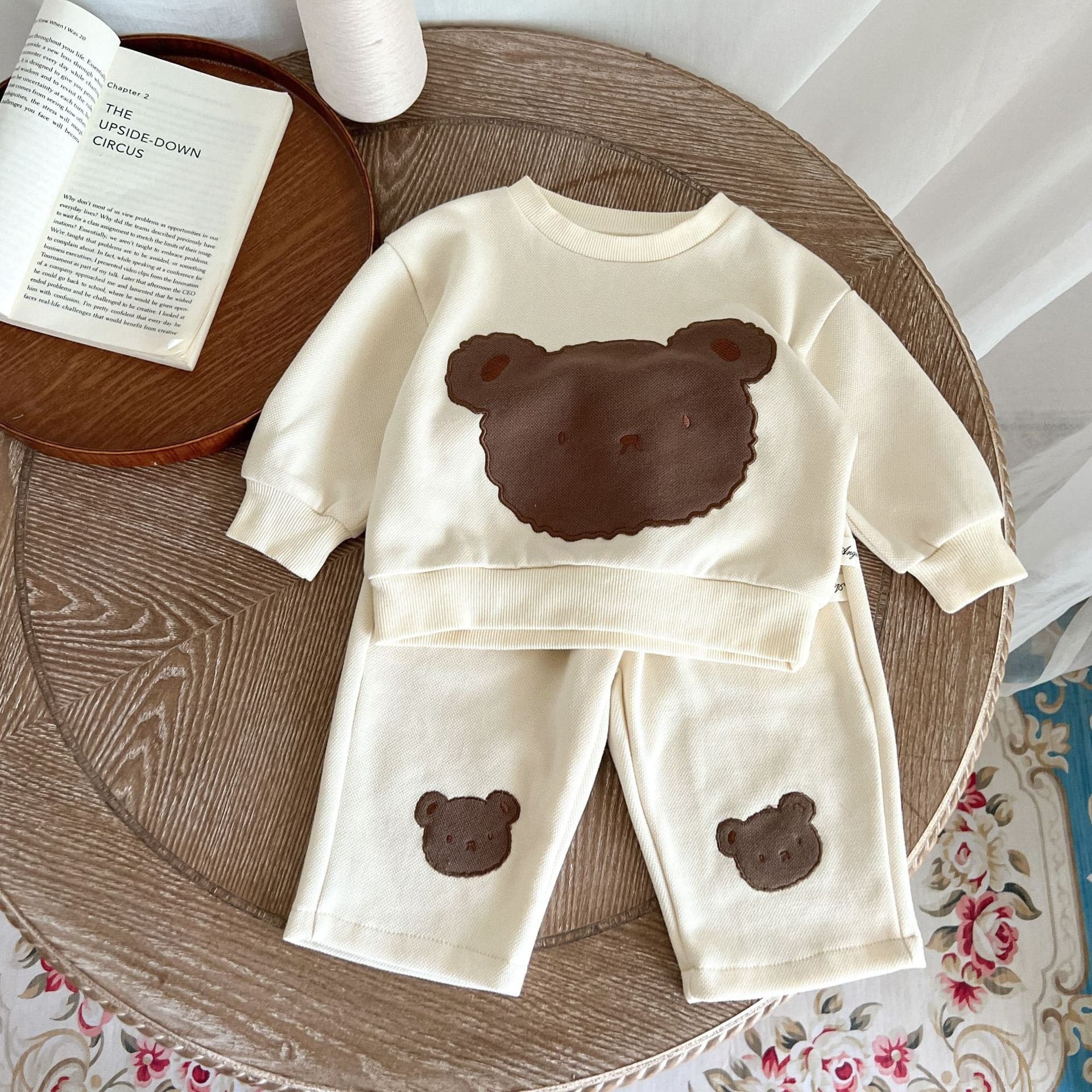 【BABY】くま柄スウェットセットアップ CawaKomostore