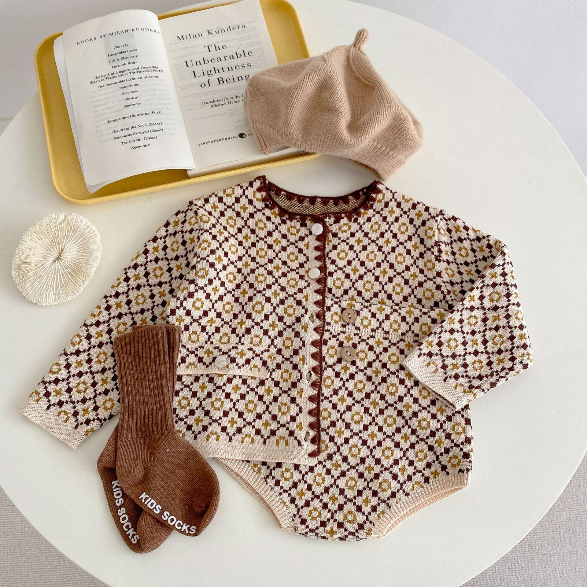 【BABY】ニットカーディガン＆ブルマセットアップ CawaKomostore