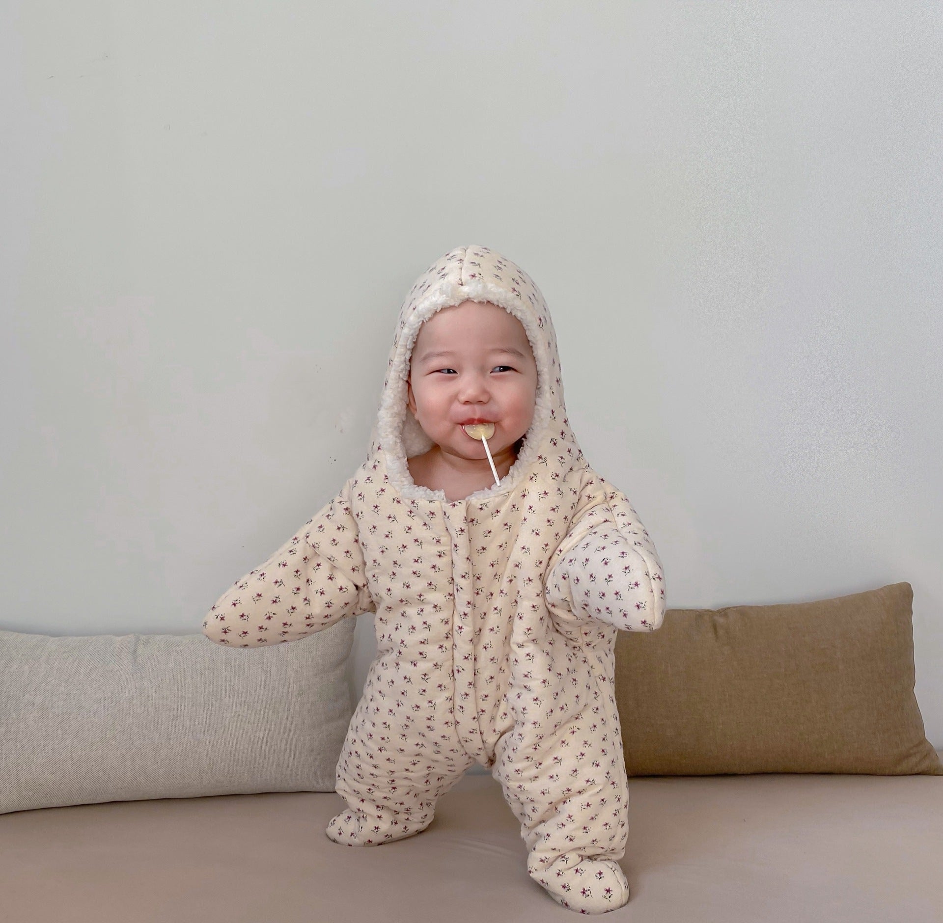 【BABY】星ベビーカバーオール CawaKomostore