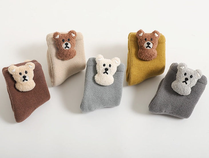 【ソックス】くまさんソックス・3点セット CawaKomostore