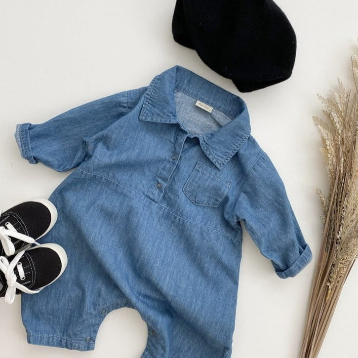 【BABY】デニムオーバーオール CawaKomostore