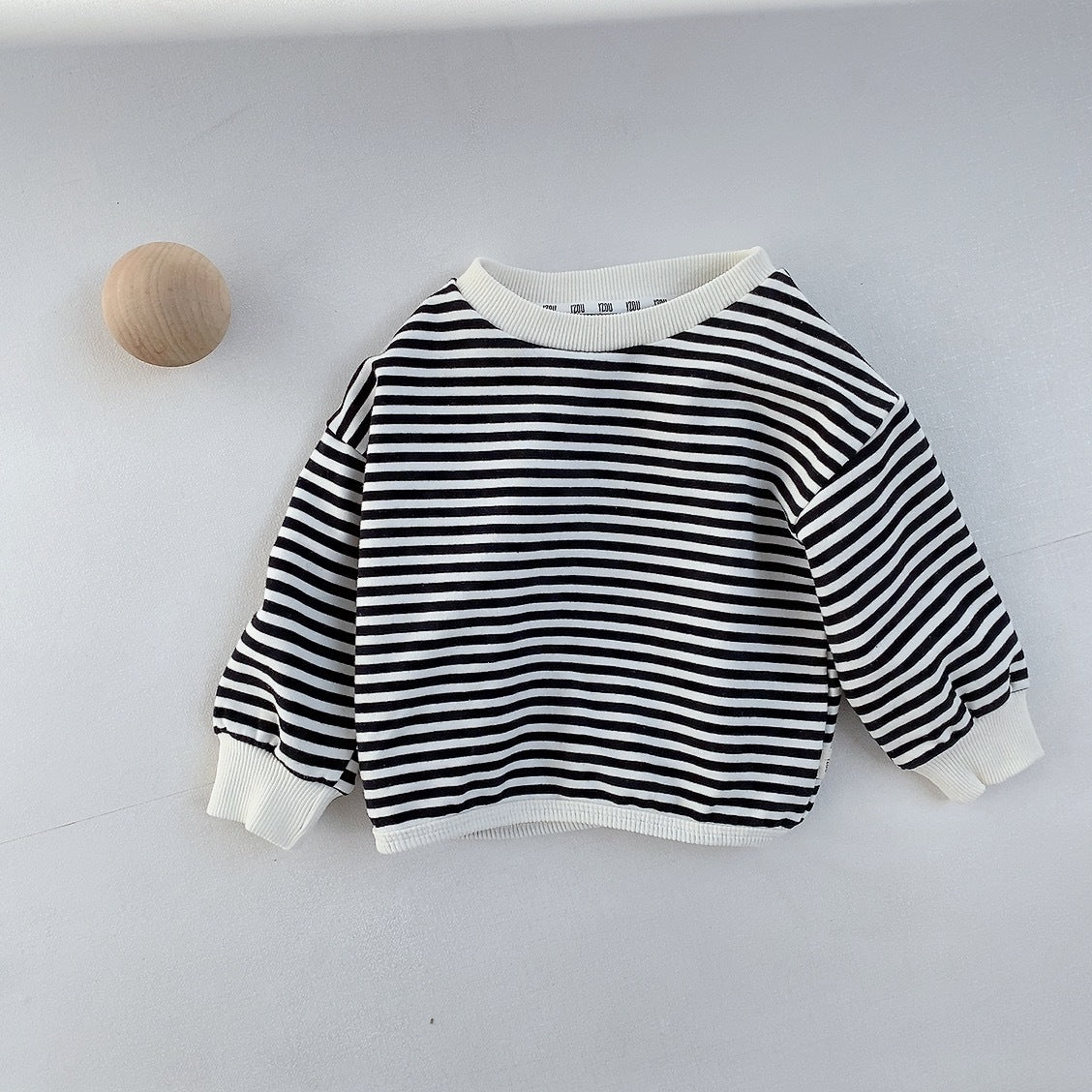 【BABY】秋冬ボーダー柄スウェット CawaKomostore