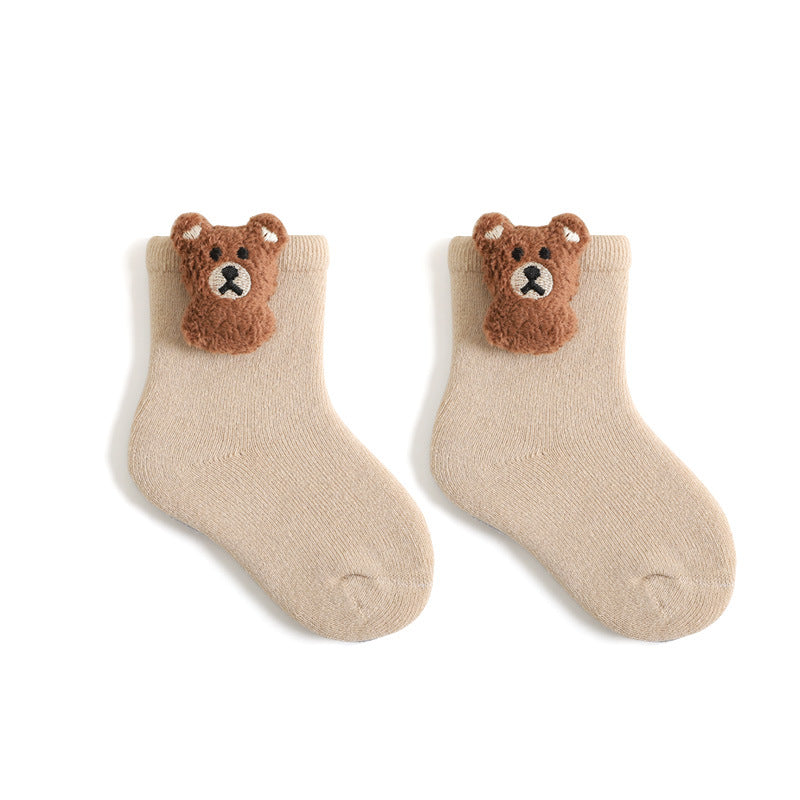 【ソックス】くまさんソックス・3点セット CawaKomostore