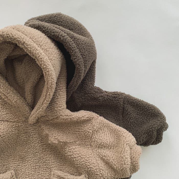 【BABY】もこもこパーカー＆ボトムスセットアップ CawaKomostore