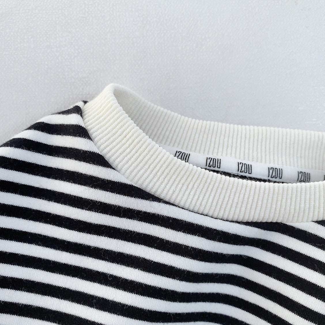 【BABY】秋冬ボーダー柄スウェット CawaKomostore