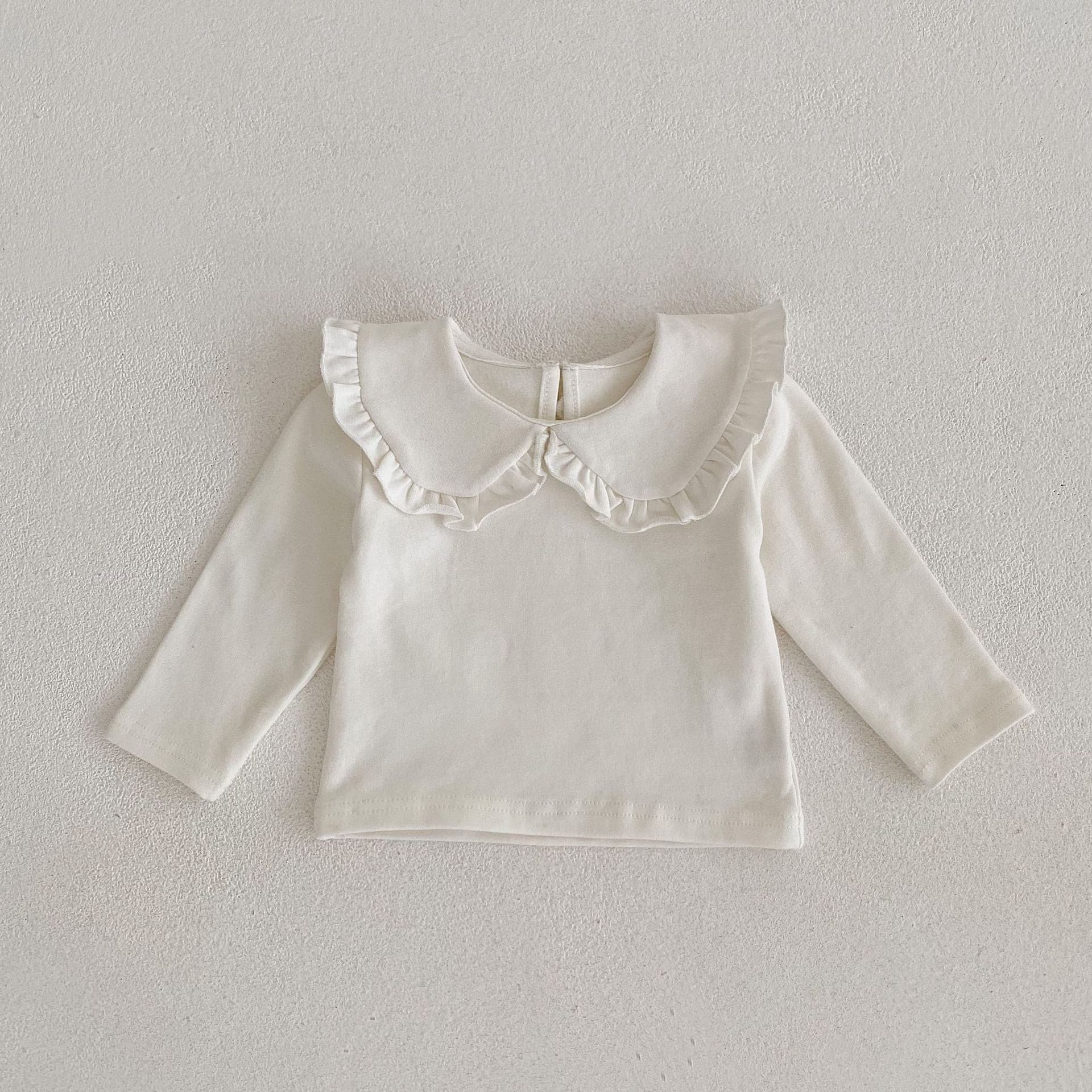【GIRL】フリル襟コットンブラウス CawaKomostore