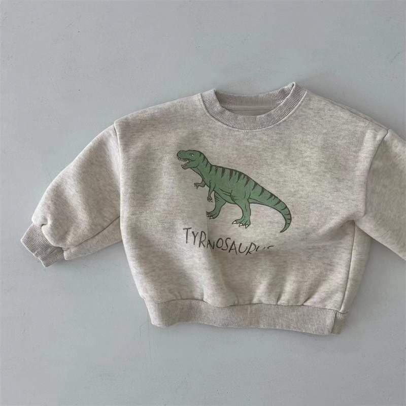 【BABY】恐竜プリントプルオーバー CawaKomostore