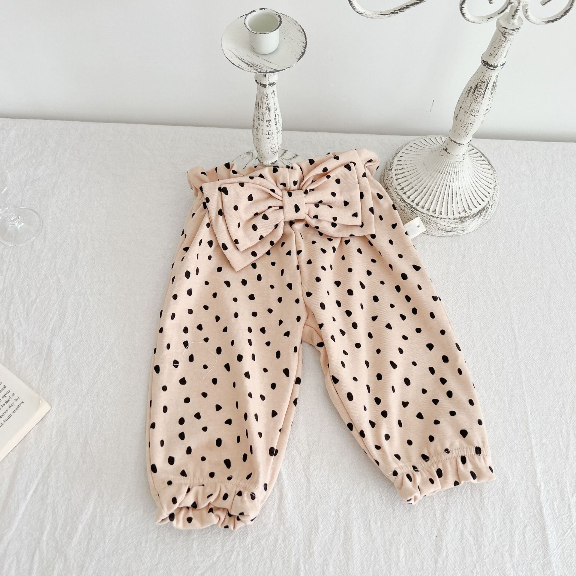 【BABY】総柄リボンハイライズパンツ CawaKomostore