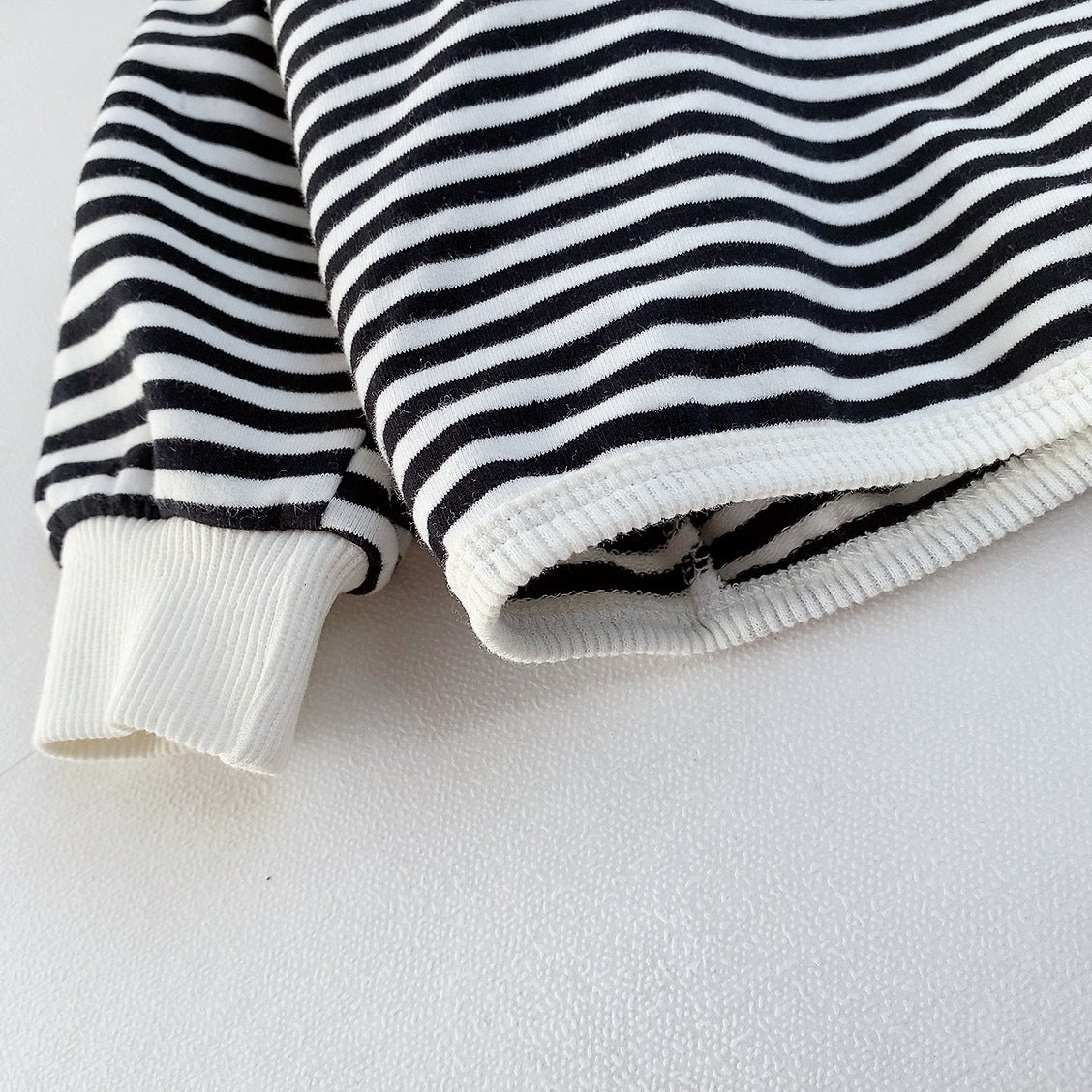 【BABY】秋冬ボーダー柄スウェット CawaKomostore