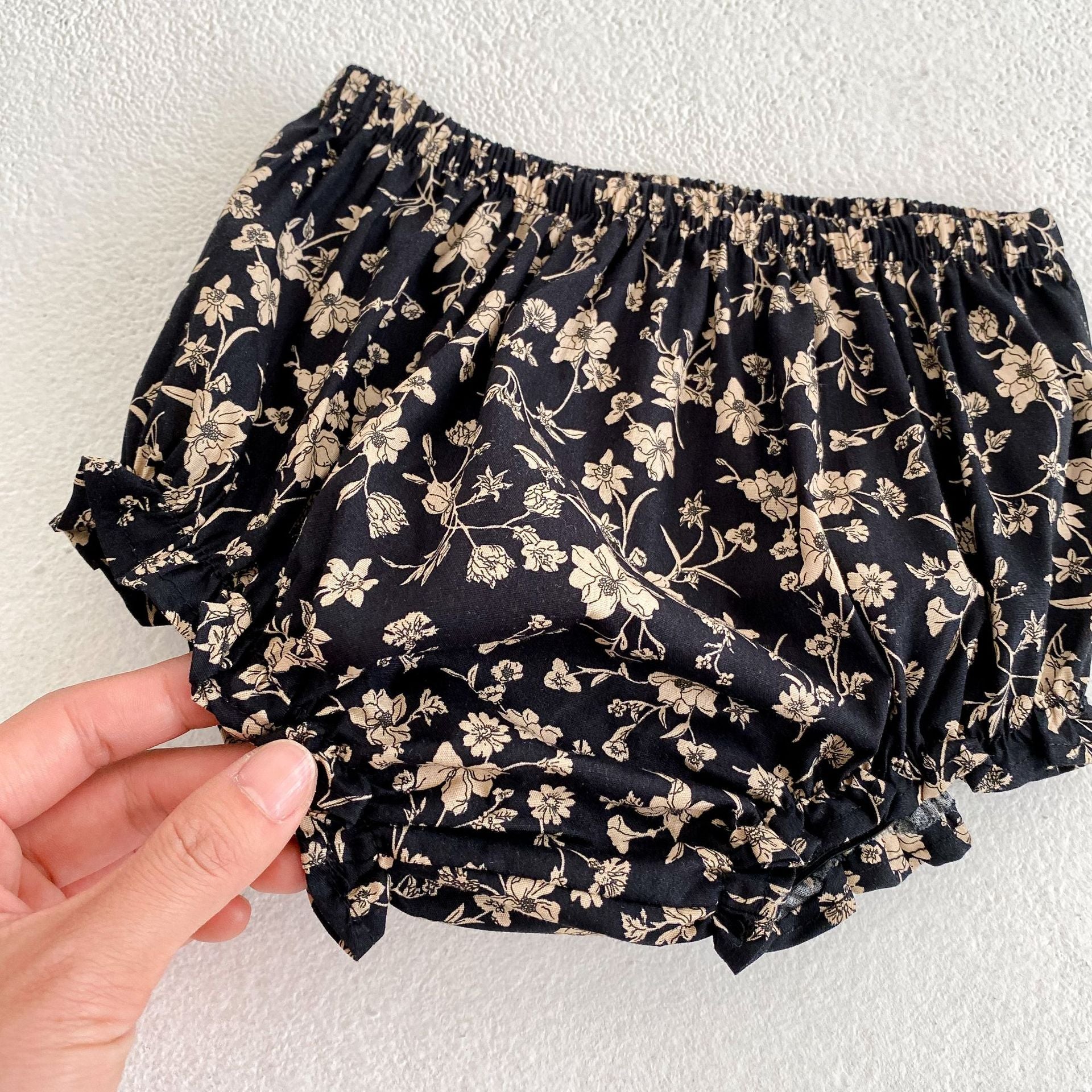 【BABY】ノースリーブレトロ花柄セットアップ CawaKomostore