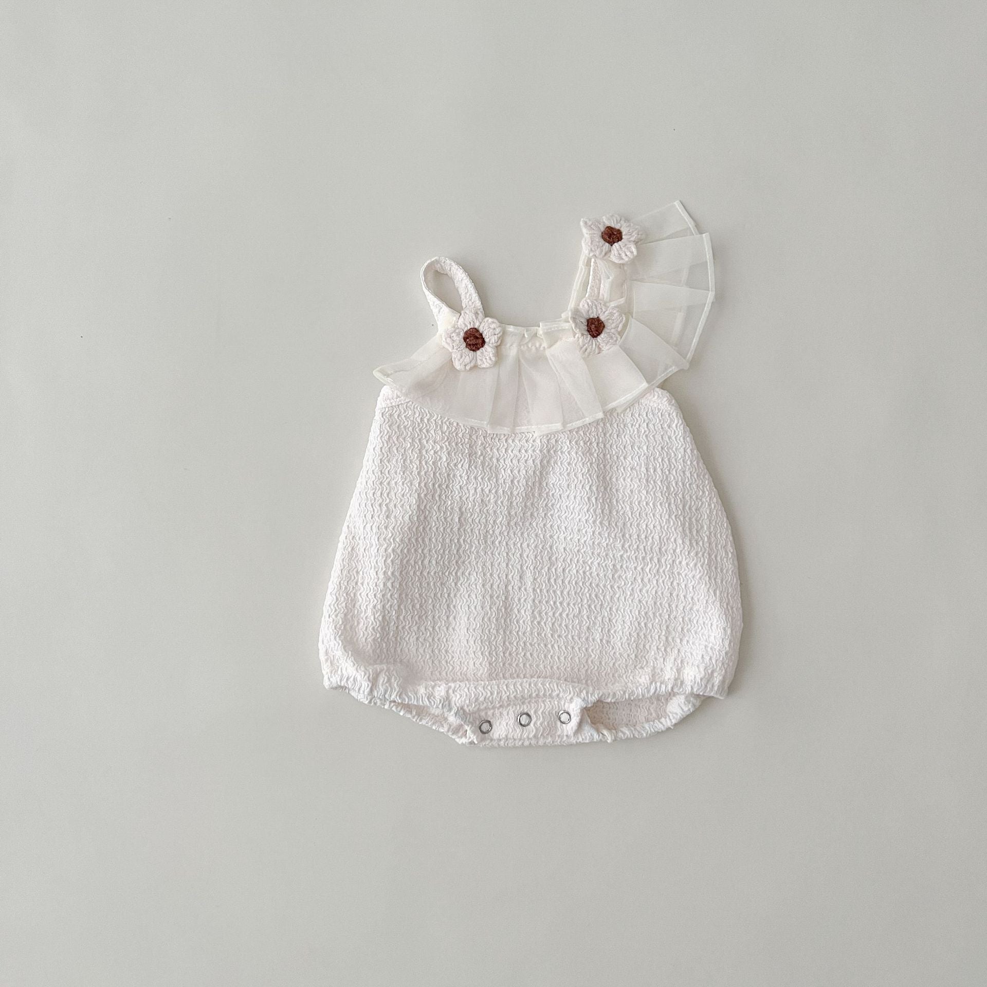 【BABY】白菊フラワーサロペット CawaKomostore