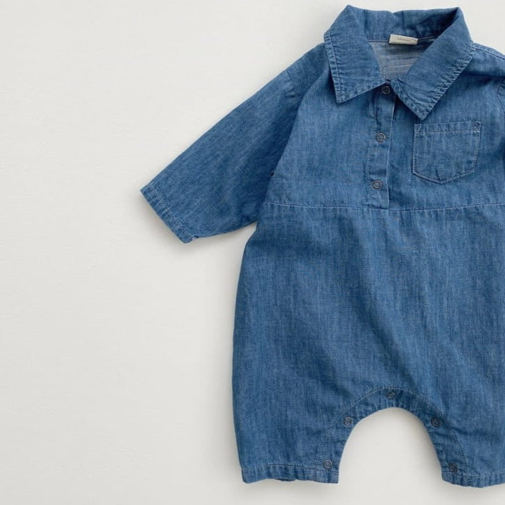 【BABY】デニムオーバーオール CawaKomostore