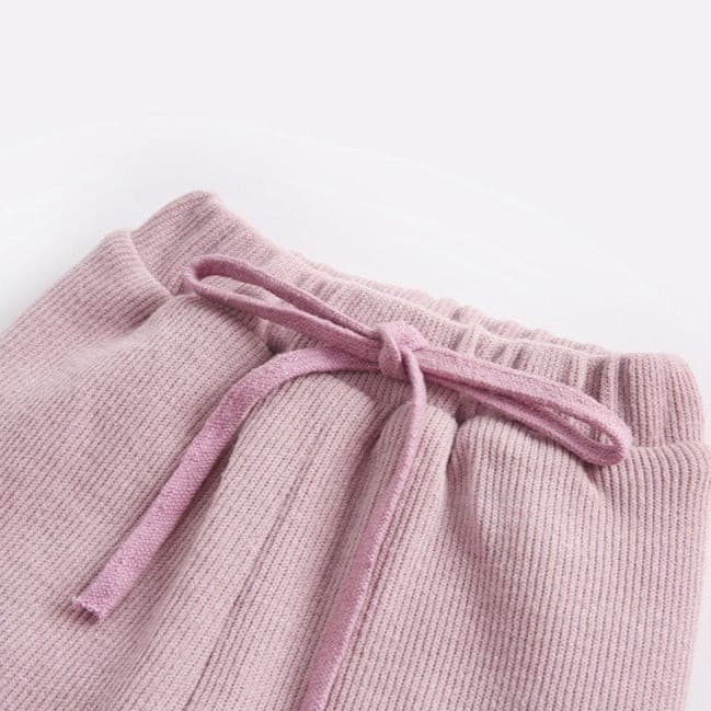 【BABY】ワンカラーリブパンツ CawaKomostore