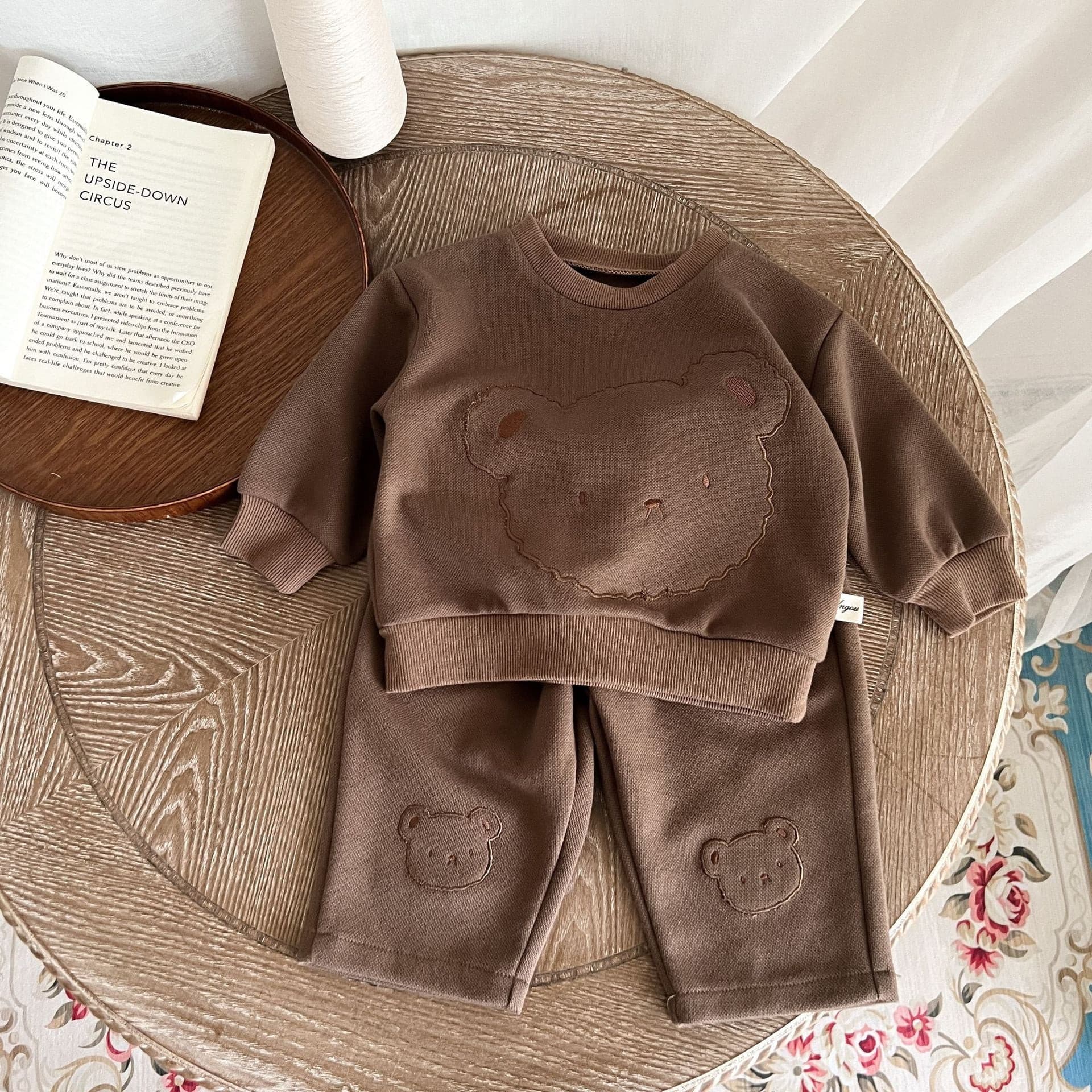 【BABY】くま柄スウェットセットアップ CawaKomostore