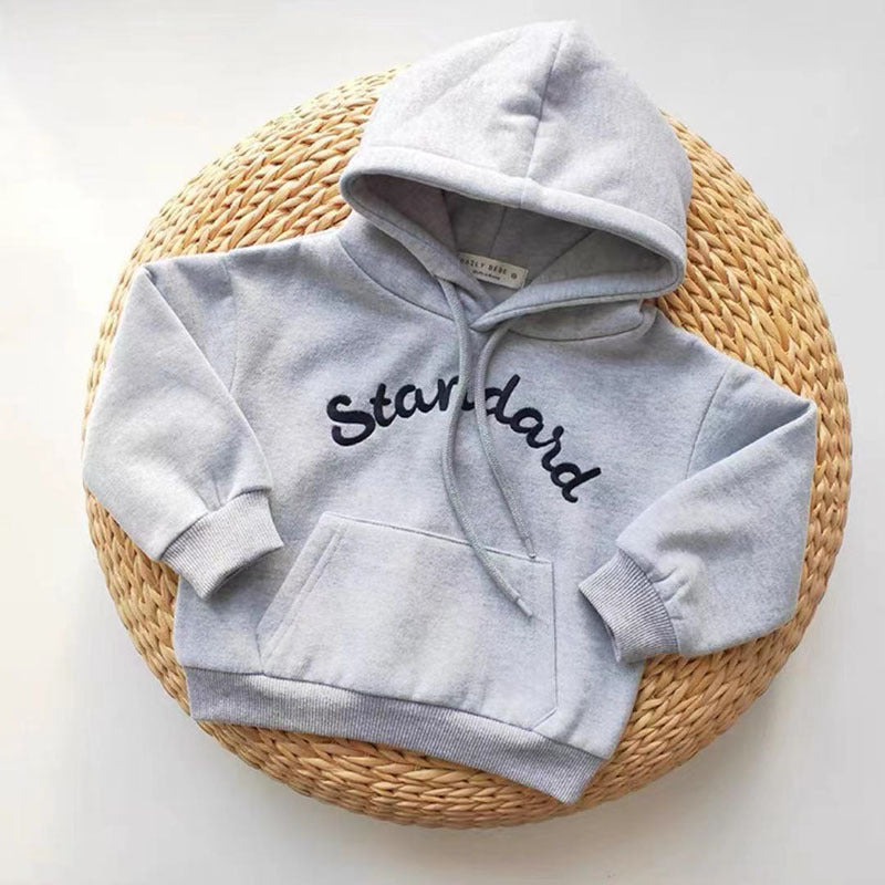 【GIRL・BOY】STANDANDスウェットパーカー・裏起毛 CawaKomostore