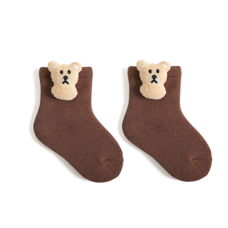 【ソックス】くまさんソックス・3点セット CawaKomostore