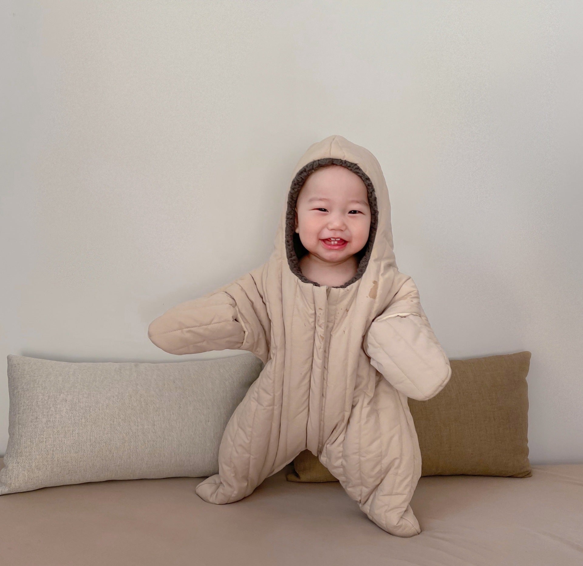 【BABY】星ベビーカバーオール CawaKomostore