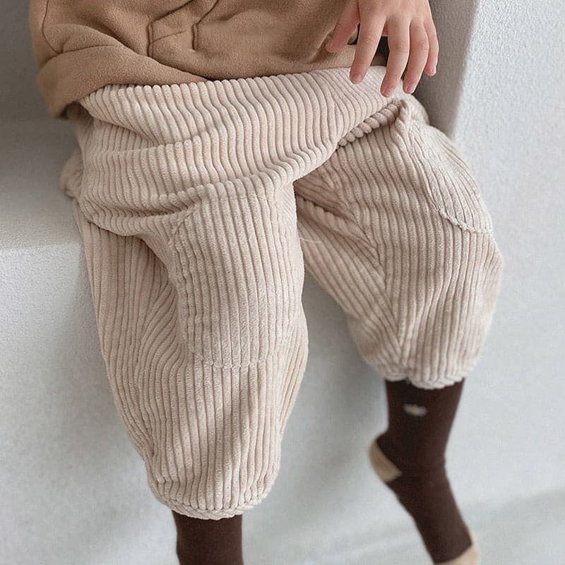 【GIRL・BOY】コーデュロイワイドパンツ CawaKomostore