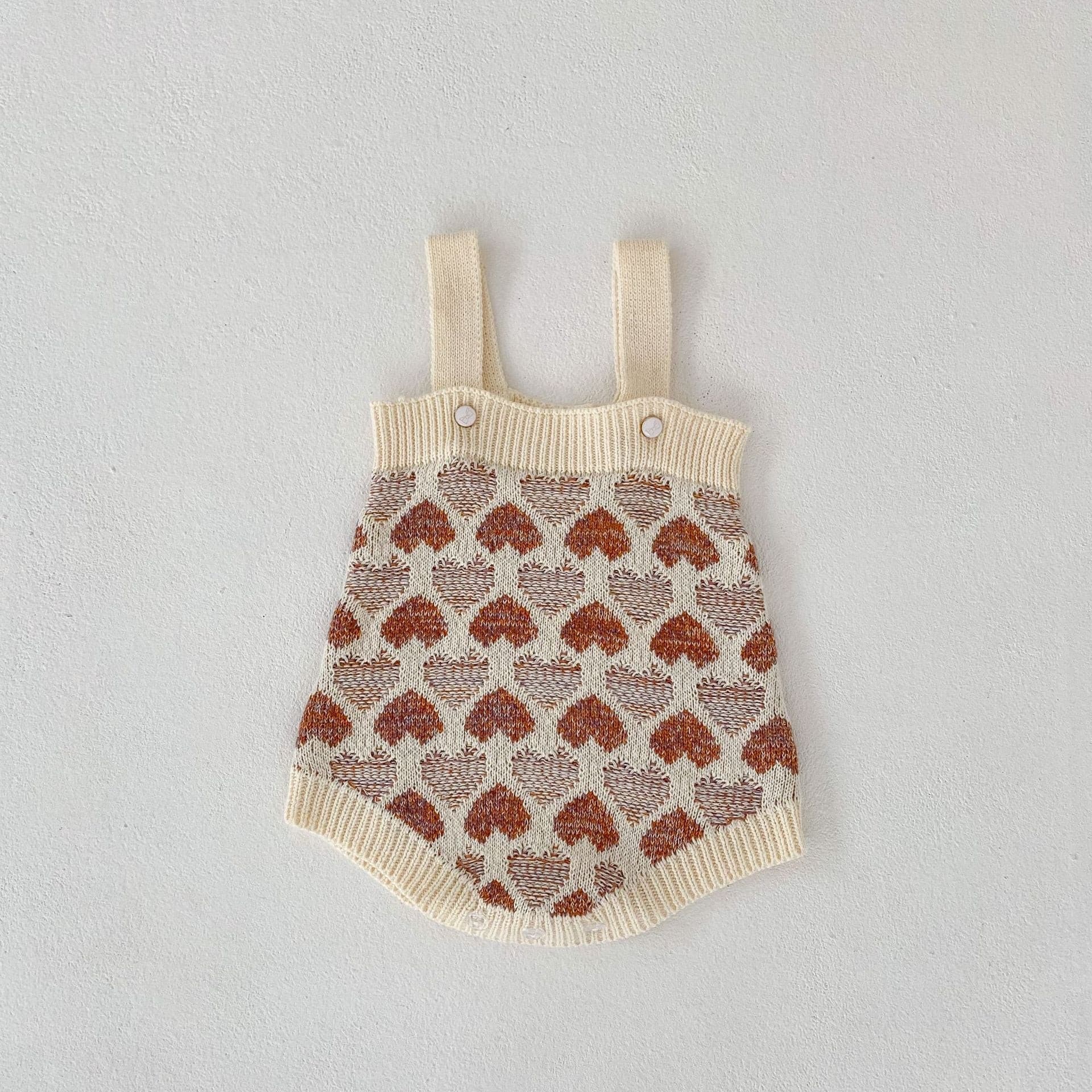 【BABY】ハートニットカーディガン/サロペット CawaKomostore