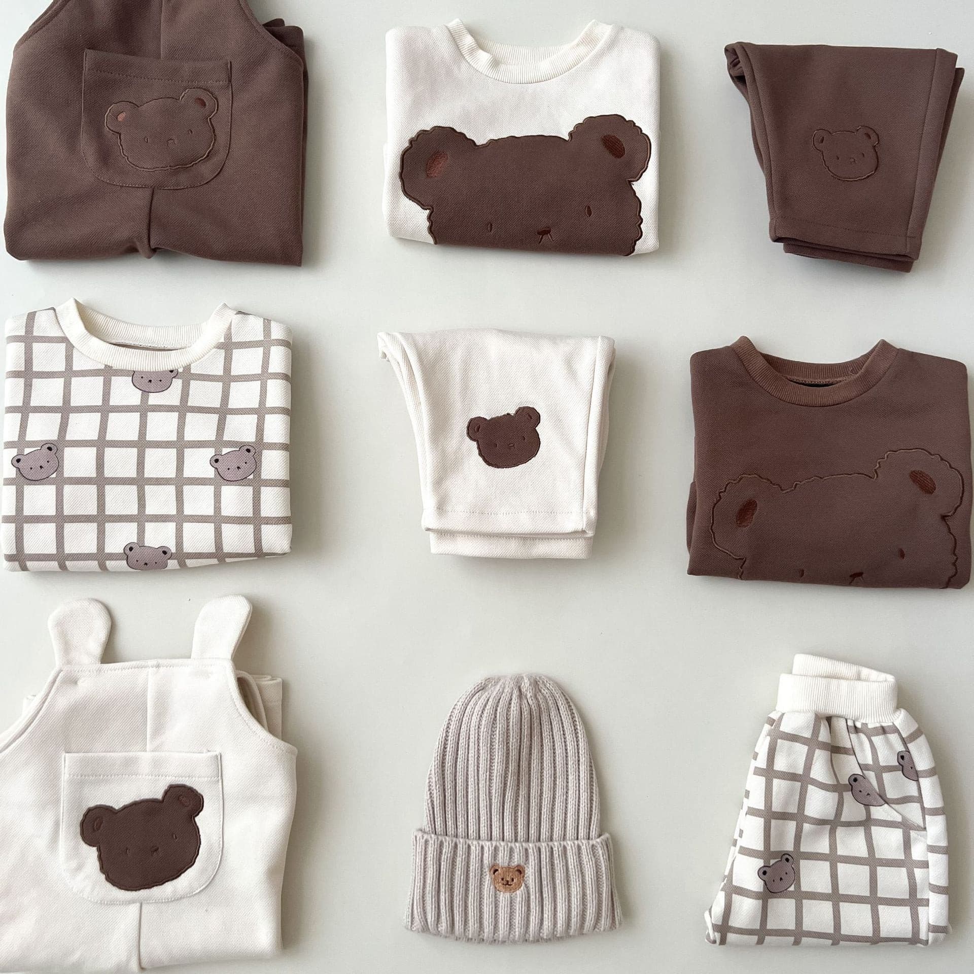 【BABY】くま柄スウェットセットアップ CawaKomostore