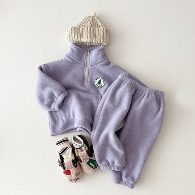 【GIRL・BOY】裏起毛・カジュアル暖かいセットアップ CawaKomostore