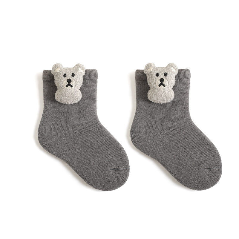 【ソックス】くまさんソックス・3点セット CawaKomostore