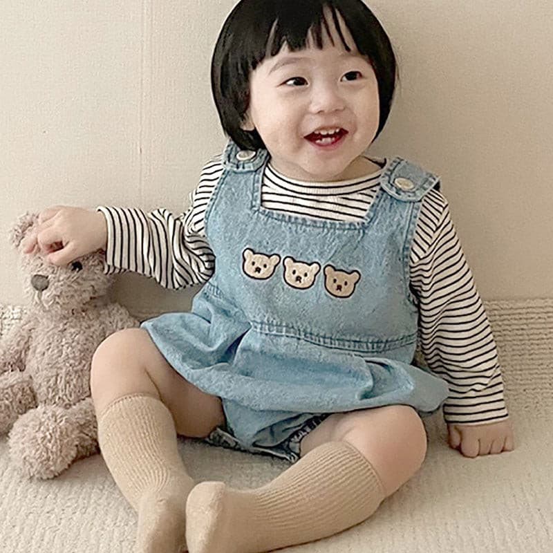 【BABY】スリーベアサロペット（ロンT付き） CawaKomostore