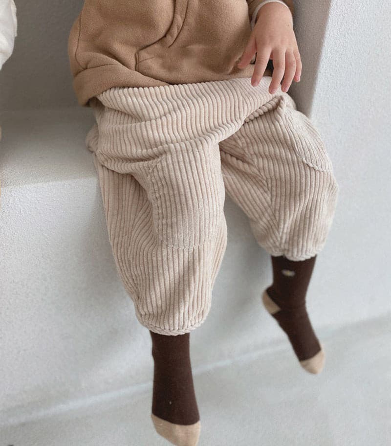 【GIRL・BOY】コーデュロイワイドパンツ CawaKomostore