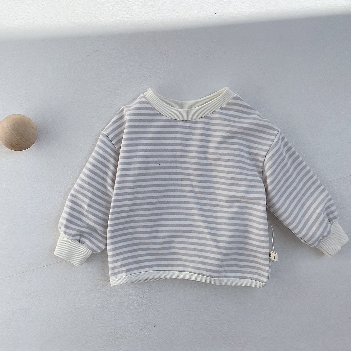 【BABY】秋冬ボーダー柄スウェット CawaKomostore