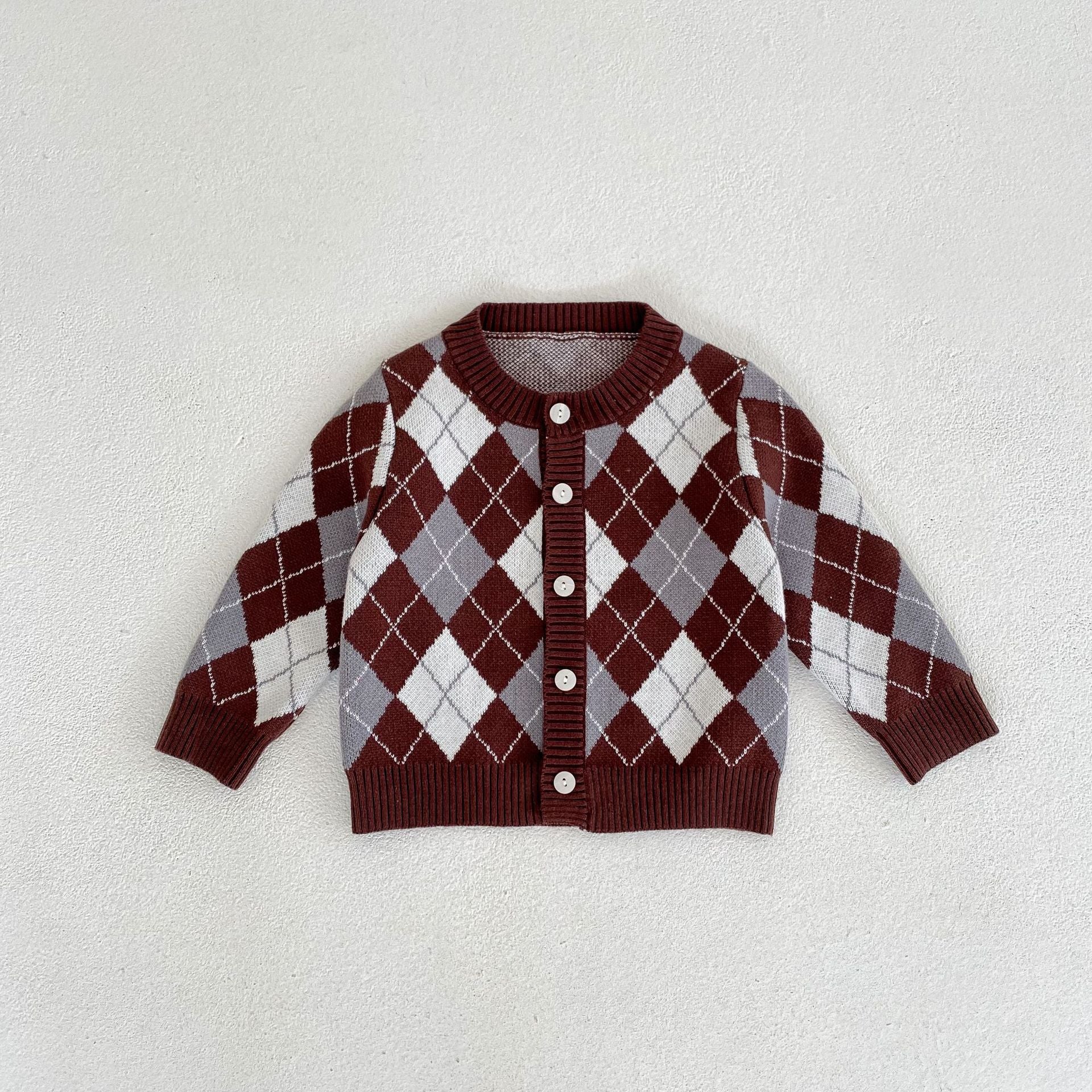 【BABY】アーガイルカーディガン CawaKomostore
