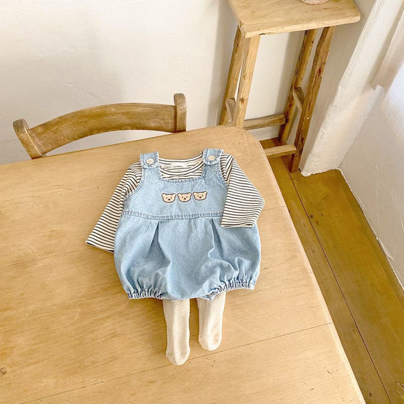 【BABY】スリーベアサロペット（ロンT付き） CawaKomostore