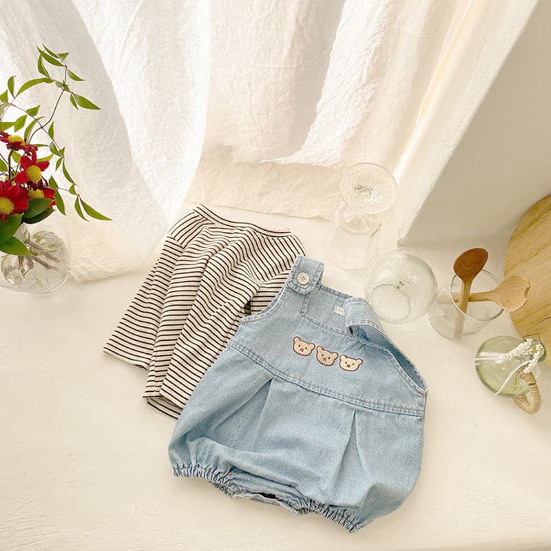 【BABY】スリーベアサロペット（ロンT付き） CawaKomostore